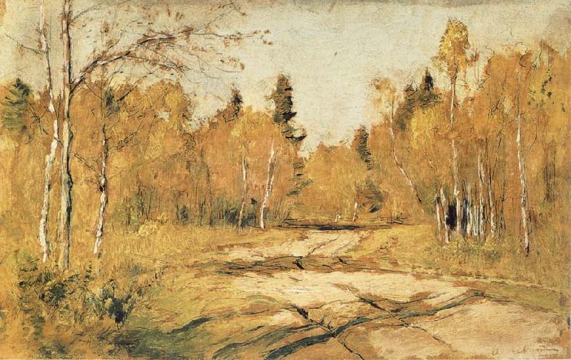 Levitan, Isaak The Sunshine of Autumn Germany oil painting art